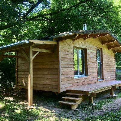 Chalet en Douglas, isolé en laine de bois, dans un petit coin tranquille... 